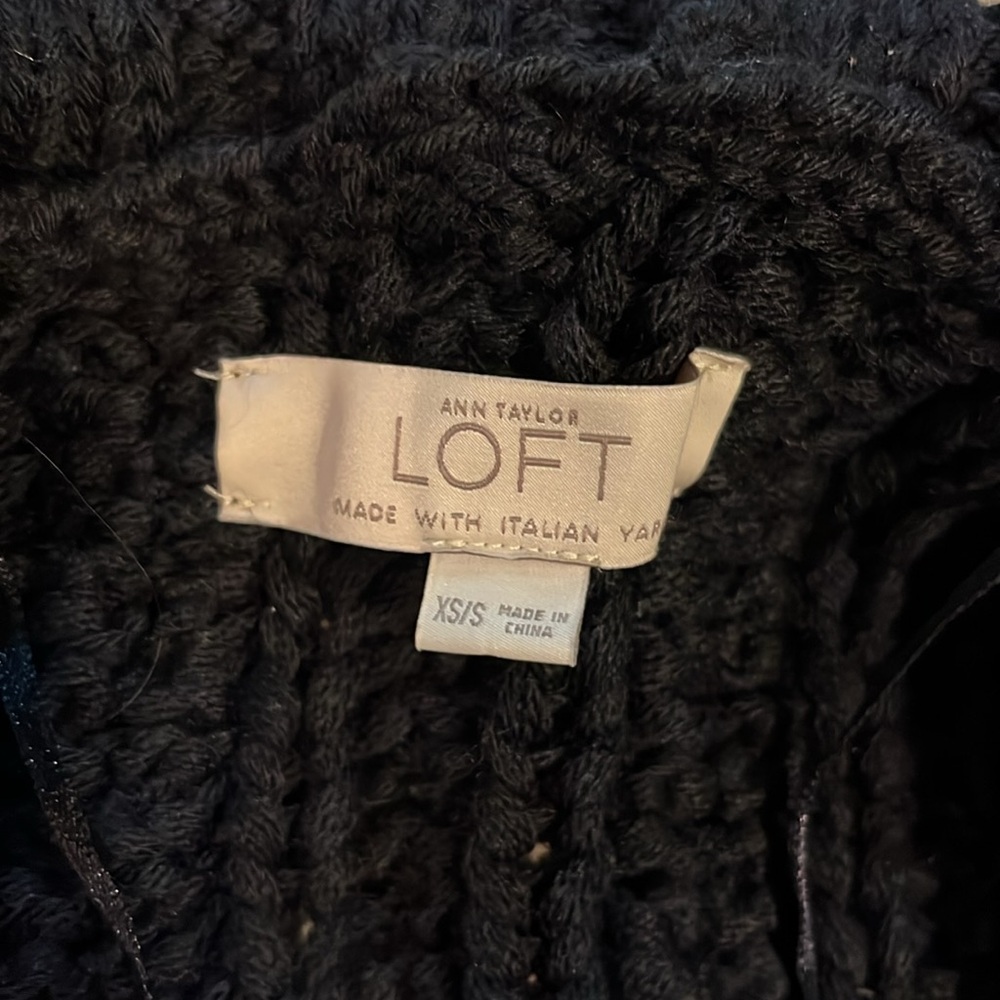 EUC LOFT Italian knit cardigan, sz XS/S - Picture 5 of 7